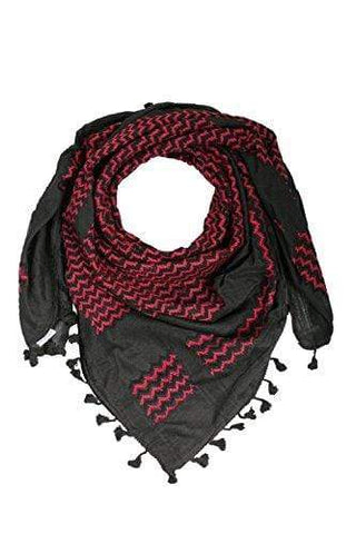 Hirbawi Keffiyeh Black & Red